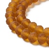 Transparent Glass Beads Strands EGLA-A034-T8mm-MD02-4