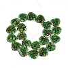 Handmade Millefiori Glass Beads Strands LAMP-T021-29E-2