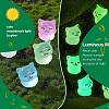 30Pcs 5 Colors Luminous Resin Cute Little Cat Ornaments RESI-SZ0003-43-3