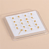 20Pcs Round Brass Nose Studs WGFA8C5-03-1