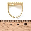 Brass Cuff Open Rings for Women RJEW-F215-10G-4