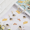60Pcs 3 Styles Graduation Season Alloy Pendants FIND-SC0013-17-4