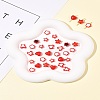 200Pcs 6 Styles Transparent & Opaque Acrylic Beads TACR-FS0001-54F-9