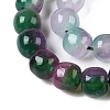 Dyed Natural White Jade Beads Strands G-T138-D21-3