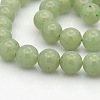 Natural Green Aventurine Round Beads Strands G-N0120-13-8mm-1