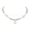 Mixed Gemstone and Pearl Beads Necklaces NJEW-JN04790-1