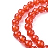 Natural Carnelian Beads Strands X-G-C076-8mm-2A-2