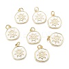 Brass Enamel Pendants X-KK-A155-07G-2