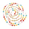 Ion Plating(IP) 304 Stainless Steel Heart Link Chains STAS-N092-126-2