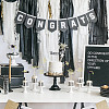 10Pcs Graduation Theme Paper Cake Insert Card Decoration AJEW-WH0270-500A-5