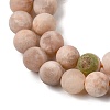 Natural Sunstone Beads Strands G-J372-05-6mm-A-4