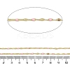 Rack Plating Brass Dapped Chains AJEW-Q153-02G-12-2