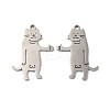 Non-Tarnish 304 Stainless Steel Pendants LS-STAS-H212-31P-1
