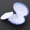 4Pcs Shell Shaped Velvet Jewelry Storage Boxes VBOX-DJ0001-02D-6