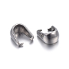 Tarnish Resistant 304 Stainless Steel Snap on Bails STAS-P223-04P-2