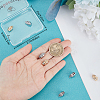 10Pcs 2 Colors Brass Charms KK-BBC0011-09-3