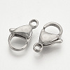 Tarnish Resistant 304 Stainless Steel Lobster Claw Clasps LS-STAS-T029-11-2