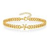 Letter 304 Stainless Steel Link Bracelets FS-WG7830E-24-1
