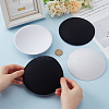 6Pcs 2 Colors EVA Fabric Pillbox Stewardess Fascinator Hat Base DIY-BC0014-07-3