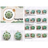 DIY Embroidery Temari Ball Keychain Kits DIY-I064-A05-7