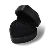 Heart Shaped Plastic Ring Storage Boxes LS-CON-C020-01B-4