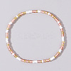 Boho Round Glass Seed Beaded Stretch Bracelets for Women NW8932-12-1