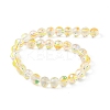 Transparent Glass Beads Strands LAMP-F029-01F-2