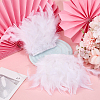 Rooster Feather Trim Clothing Cuffs Decoration AJEW-WH0696-197B-4
