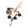 Halloween Iron Protective Witch Bells for Doorknob Hanging Ornaments HJEW-JM01896-02-1