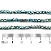 Transparent Electroplate Glass Beads Strands X-EGLA-A039-T3mm-UA06-4