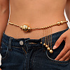 Alloy and CCB Plastic Ball Tassel Waist Belly Chains FS-WG3B010-01-2