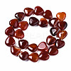 Natural Red Agate Beads Strands G-S364-097-2