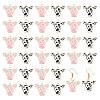 32Pcs 2 Colors Zinc Alloy Pendants FIND-CA0001-50-1