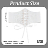 Cloth Wide Elastic Corset Belts AJEW-WH0505-62A-2