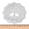 201 Stainless Steel 3D Rotating Hanging Wind Spinner STAS-B122-01P-04-3
