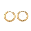Ion Plating(IP) 304 Stainless Steel Huggie Hoop Earrings LS-EJEW-F111B-17mm-G-2
