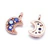 Brass Charms ZIRC-J040-35RG-01-NR-2