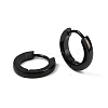 Personalized Unisex 304 Stainless Steel Huggie Hoop Earrings EJEW-G121-47-1-1