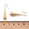 Brass Teardrop Dangle Earrings for Women EJEW-A154-01A-G-5