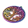 304 Stainless Steel Pendants X-STAS-R116-08RC-2