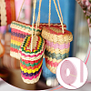 20M Handmade Woven Paper Rattan OCOR-WH0101-34A-6