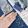 120Pcs 4 Styles Tibetan Style Alloy Pendants FIND-SC0009-57-3