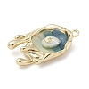 Brass Enamel Pendants KK-M308-04G-03-2
