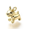 Brass Charms X-KK-V011-44G-1