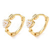Brass Heart Hoop Earrings EJEW-D337-16G-4