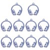 UV Plating Opaque Acrylic Pendants SACR-FZC0001-001G-1