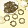 Tibetan Style Alloy Linking Rings LS-TIBE-Q035-055AB-NR-5