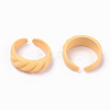 Spray Painted Alloy Cuff Rings RJEW-T011-31A-RS-2