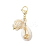 Natural Mixed Cowrie Shell Pendant Decorations HJEW-JM02922-01-4