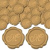 100Pcs Adhesive Wax Seal Stickers DIY-CP0009-47D-1